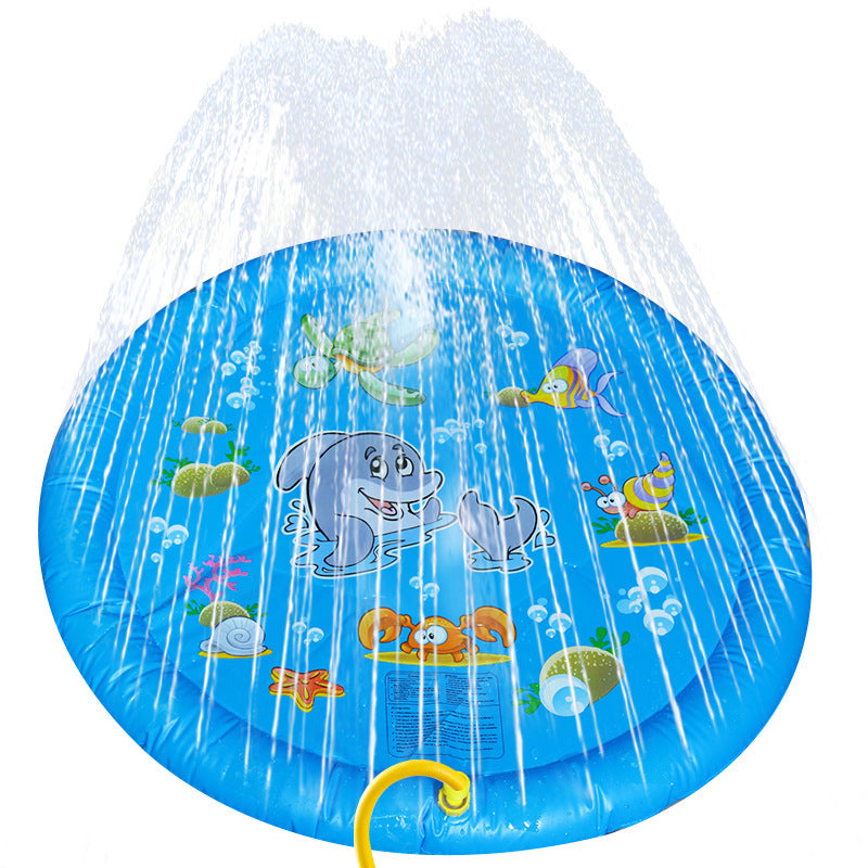 Non-slip Splash Pad For People And Dog, Thicken Sprinkler Pool Summer  Outdoor Water Toys - Fun Backyard Fountain Play Mat For Girls Boys Or Pet  Dog - Temu