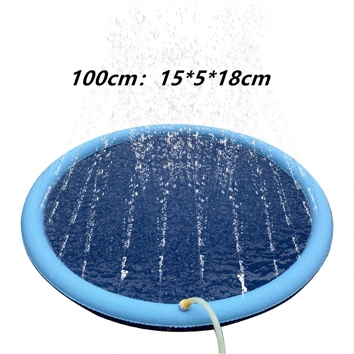 Non-slip Splash Pad For People And Dog, Thicken Sprinkler Pool Summer  Outdoor Water Toys - Fun Backyard Fountain Play Mat For Girls Boys Or Pet  Dog - Temu